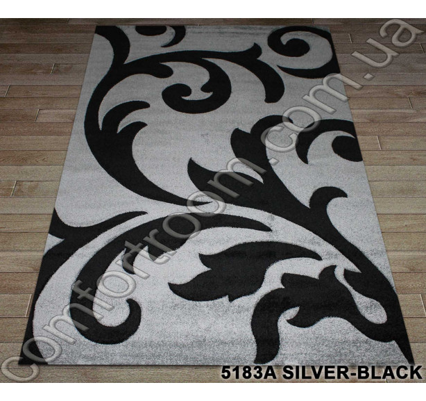 Ковер Sierra 5183a silver-black - Фото 1
